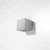 Wandleuchte QUAD 1 G9 Cube Up-Down Minimalistisch Grau SOLLUX