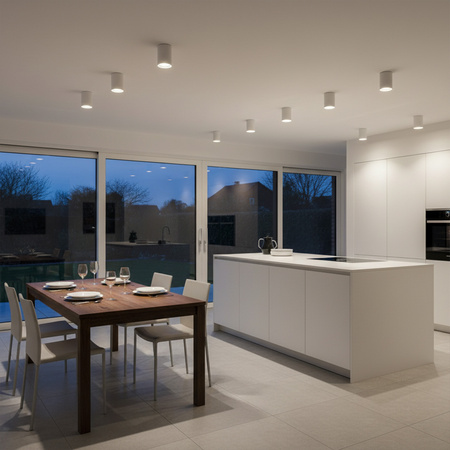 Deckenanbauleuchte Metallrohrstrahler JUPITER 13 Typ DOWNLIGHT E27