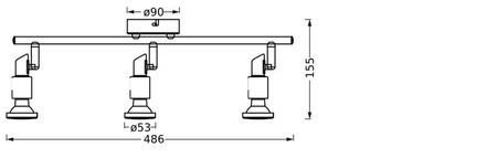 LED Decke Wandlampe Wand montiert Anbauleuchte 10.2W 690lm 3000K Warm Dimmbar Weiß LED Spot Ledvance