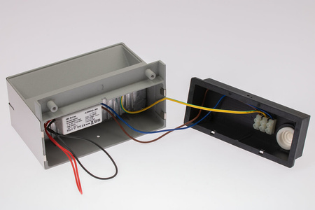 LED-Gartenlampe beleuchtete Hausnummer Türerhöhung Wandleuchte 6W IP54 Silber Volteno