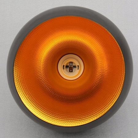 Masterled Deckenleuchte Hängelampe E27 Schwarz Gold Karo