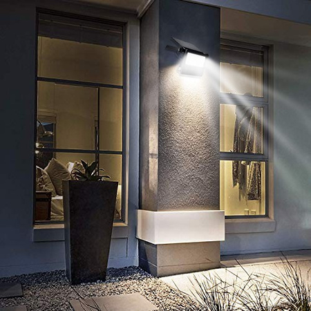 LED-Flutlicht Solar Reflektor 4W 400lm 4000K Neutral 2000mAh IP65 mit Bewegungs- und Dämmerungssensor Ecolight