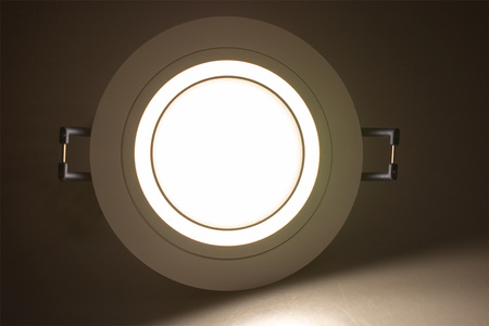 Glas-Einbaustrahler GU10, Einbauspot HALOGEN Runde Fest Weiß TRIBUS LUMILED