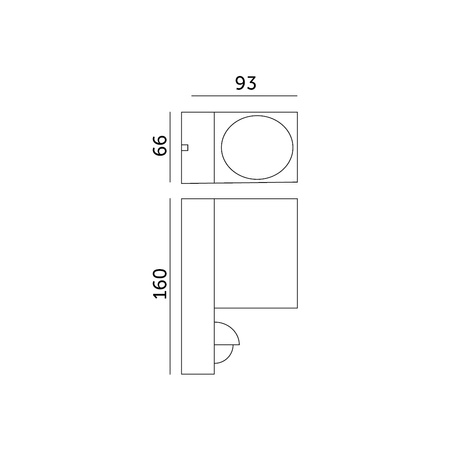 LED-Gartenleuchte QUAZAR 15 LxGU10 IP44 KOBI Grauer Sensor