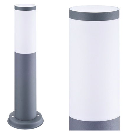 LED-Gartenleuchte E27 OSLO TUBA GOLDLUX (Polux) LOW GRAY 45cm