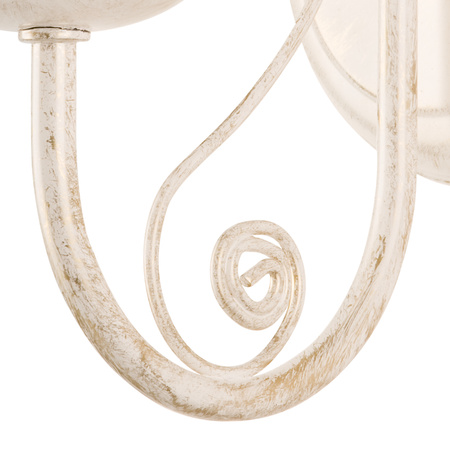 Wandleuchte DONATO E14 Weiß Klassisch KM-1.29 Lamkur