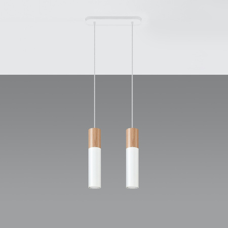 PABLO LED-Pendelleuchte 2xGU10Weiß SOLLUX