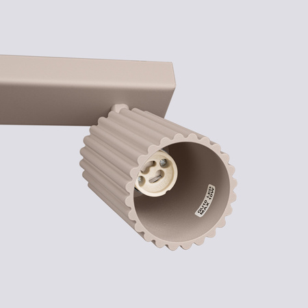 Reflektor-Deckenleuchte 3x GU10 Aluminium Taupe Carbon Deep Space SL.1764 Sollux