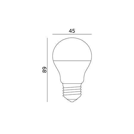 LED-Lampe E14 Ball 9W 806lm 4000K Neutral 180° LED2B Kobi