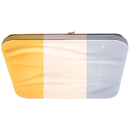 LED-Deckenleuchte für Badezimmer 72W 3000-6500K Weiß Square Diamond 43cm + Fernbedienung