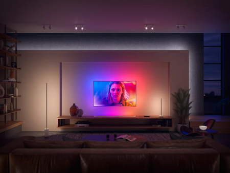 SIGNE GRADIENT LED Stehleuchte Weiß EU/UK 29W CCT RGB PHILIPS HUE Bluetooth Zigbee