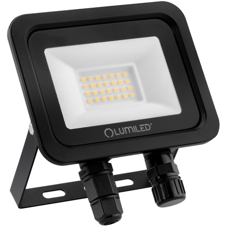 LED-Strahler 30W, LED-Flutlicht ZUME 33000lm 4000K IP65 Schwarz Advanced Lighting Series LUMILED