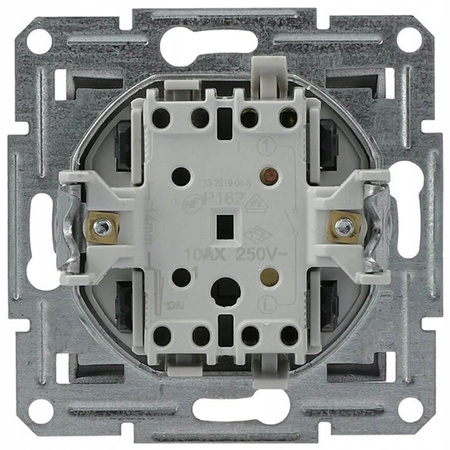 Einzelner einpoliger Lichtschalter ohne Rahmen Unterputzmontage SCHNEIDER ASFORA