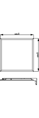 Plafond Panel LED-Anbauleuchte TOUCH 36W 4000K 33cm Dimmbar Weiß PHILIPS