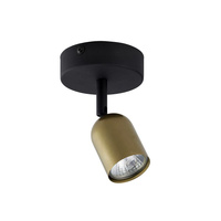TOP BLACK/GOLD Spot Reflektor Schwarz/Gold Moderne GU10 Deckenleuchte 3301 TK Lighting