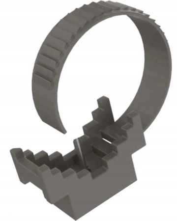 UP-22-UV Riemenhalterung für Kabel Schwarz 200 Stück ECOLIGHT