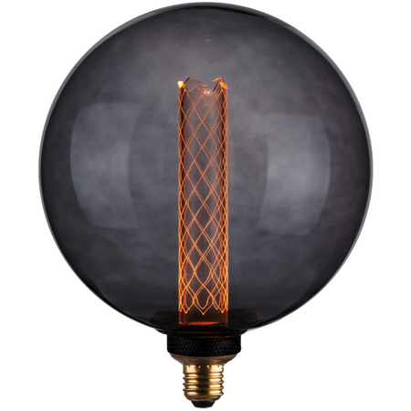 Dekorative LED Lampe E27 G200 4W 100lm 1800lm Warm 320° DecoVintage Smoke Pillar GOLDLUX (Polux)
