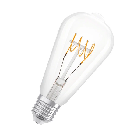 Dekorative LED-Glühbirne ST64 Edison E27 4.8W = 40W 470lm 2700K Warm 320° Filament Dimmbar Vintage 1906 Osram