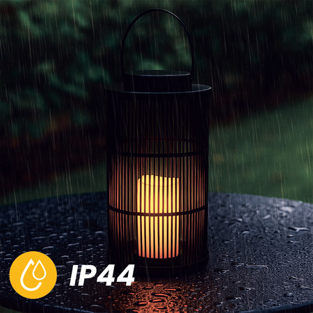 Solar Laterne LED Garten Pendelleuchte IP44 1800K Warm 36cm