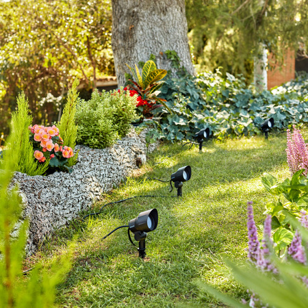 Basisset SPOT Pack GardenLink-Leuchten 3x6W 12V 2700K IP44 Anthrazit PHILIPS