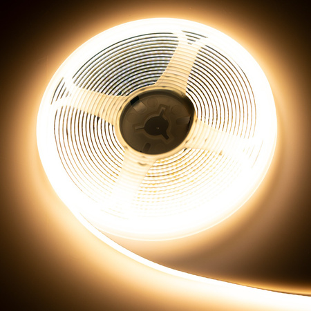 LED-Strip, LED-Streifen 12V 50W 1920LED NEON 8mm 5m COB warm LUMILED