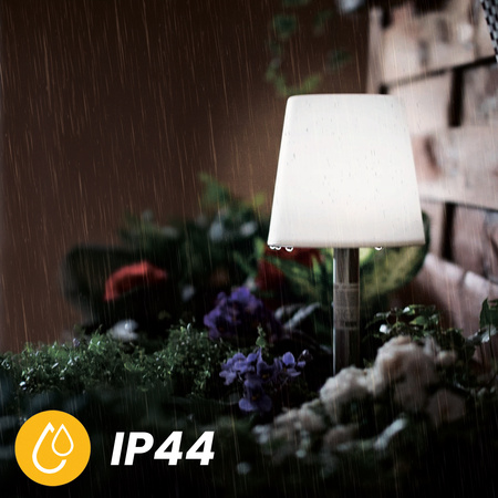 Solar-Garten-LED-Lampe zum Einstecken, dekorative stehende Außenleuchte IP44