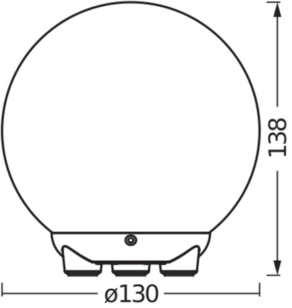 Intelligente Indoor-Lichtkugel 2.5W 130lm RGB CCT USB Dimmbar Weiß SMART+ WiFi Magic Ledvance