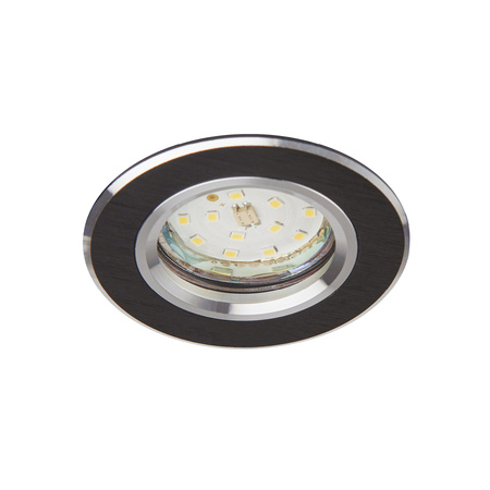 Flush-mounted GU10 Halogen Einbaustrahler Schwarz Rund Kobi