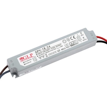 24V 18W 0.75A GPV-18-24 IP67 HERMETISCHE LED STROMVERSORGUNG