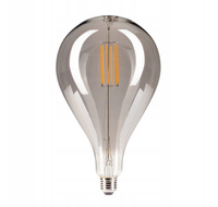 E27 A165 LED Lampen 6W=60W Rauchig 560lm 2500K Warmweiß 360° Filament