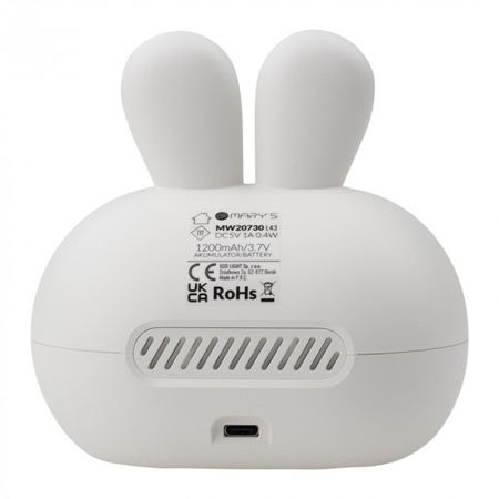 Elektronischer Wecker für Kinder Grau USB Wiederaufladbar 1200mAh MARY'S KINGDOM