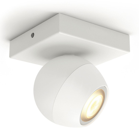 Spot Buckram LED-Wandleuchte Weiß 5W CCT PHILIPS HUE Bluetooth + Dimmschalter