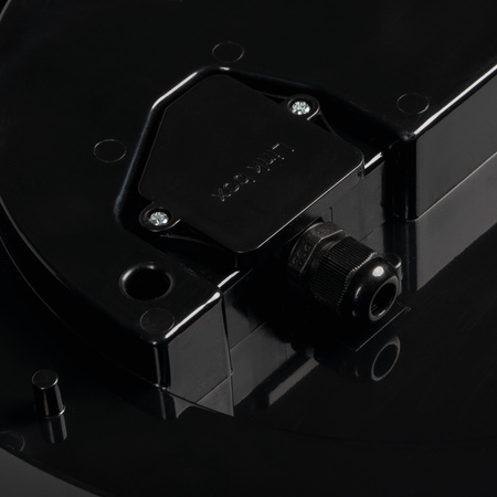 LED-Deckenleuchte TURA 24W 1800lm 4000K IP65 Schwarz Rund KANLUX