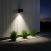 LED-Gartenwandleuchte GU10 BOSTON GOLDLUX (Polux) ALUMINIUM SCHWARZ