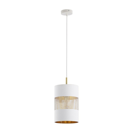 BOGART WHITE Hängende Deckenleuchte Weiß-Gold Modern E27 3208 TK Lighting