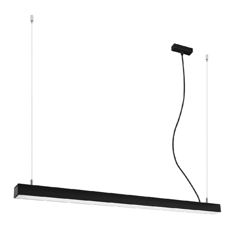 LED-Pendelleuchte PINNE 31W 3000K Linear 117cm Schwarz SOLLUX