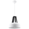 CASCO LED Pendelleuchte E27 Weiß Schwarz SOLLUX