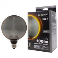 LED-Lampe Glühbirne G130 E27 4W 100lm 1800K Warm FILAMENT Dekorativ ZERO Ecolight
