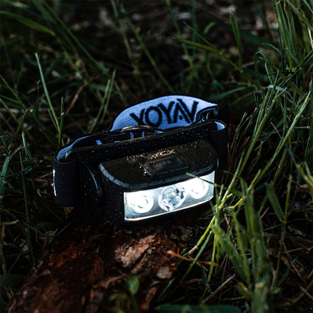Wiederaufladbare Kopftaschenlampe 100lm 100LM LED + 2XLED 5 Modi VAYOX