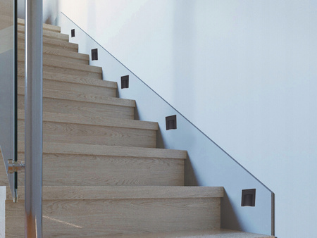 LED-Treppenleuchte Erinus L 0,8W 4000K Neutralschwarz KANLUX