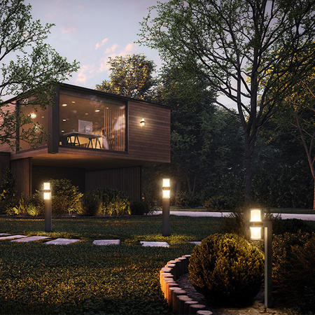 FLARE intelligenter Gartenpoller 80 cm SMART+ WiFi 14W 1000lm RGB+W LEDVANCE