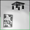 Deckenleuchte Plafond SPOT TUBA Reflektor Halogen Leuchte 4x GU10 TABULA LUMILED
