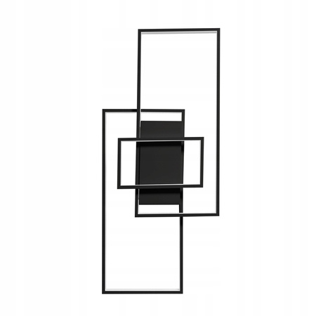 LED Kronleuchter Deckenleuchte 90W CCT GALAXIS VELA Schwarz + Fernbedienung