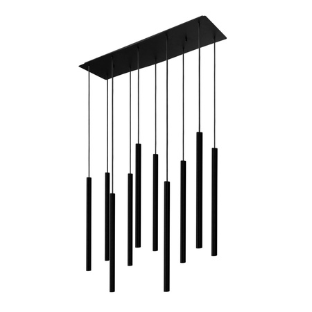 LASER Deckenleuchte 8923 Nowodvorski Schwarz 10xG9 Pendelleuchte Stahl Minimalistisch