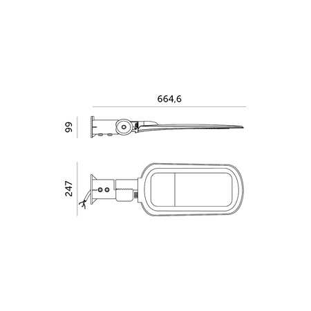 LED-Parkleuchte VESPA 150W 20250lm 4000K KOBI