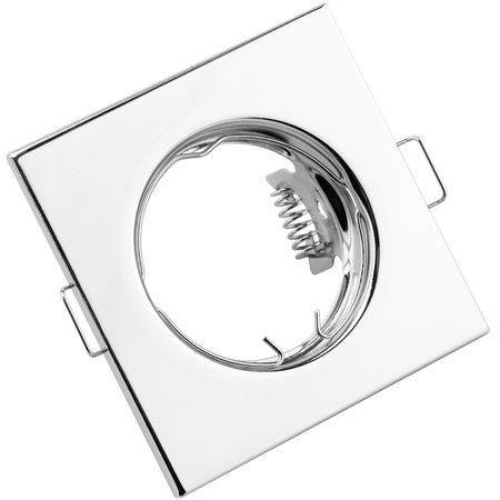Halogen-Einbauleuchte Fixed Square PAVO Chromblech MR16 GU10 LUMILED