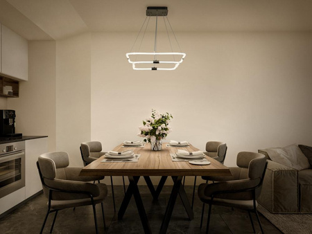 LED 23W 2500lm 3000K Warm Dimmbar Grau Dekor Ledvance Decke Pendelleuchte