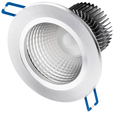 Deckenleuchte 9W Einbau-LED-DOWNLIGHT DEEP Rund 4000K 720lm Silber