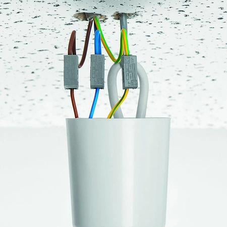 100x Beleuchtungsverbinder Schnellverbinder WAGO 224-112 für KABEL 0,5-2,5mm