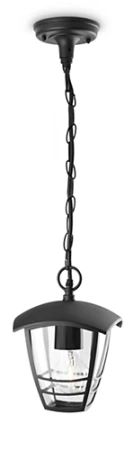 LED-Hängegarten-Außenleuchte CREEK myGarden E27 IP44 Überhang 80 cm Schwarz PHILIPS